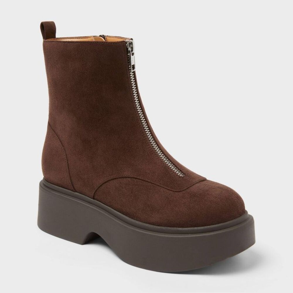 Women’s Honor Boots with Memory Foam Insole – Wild Fable Dark Brown 9.5